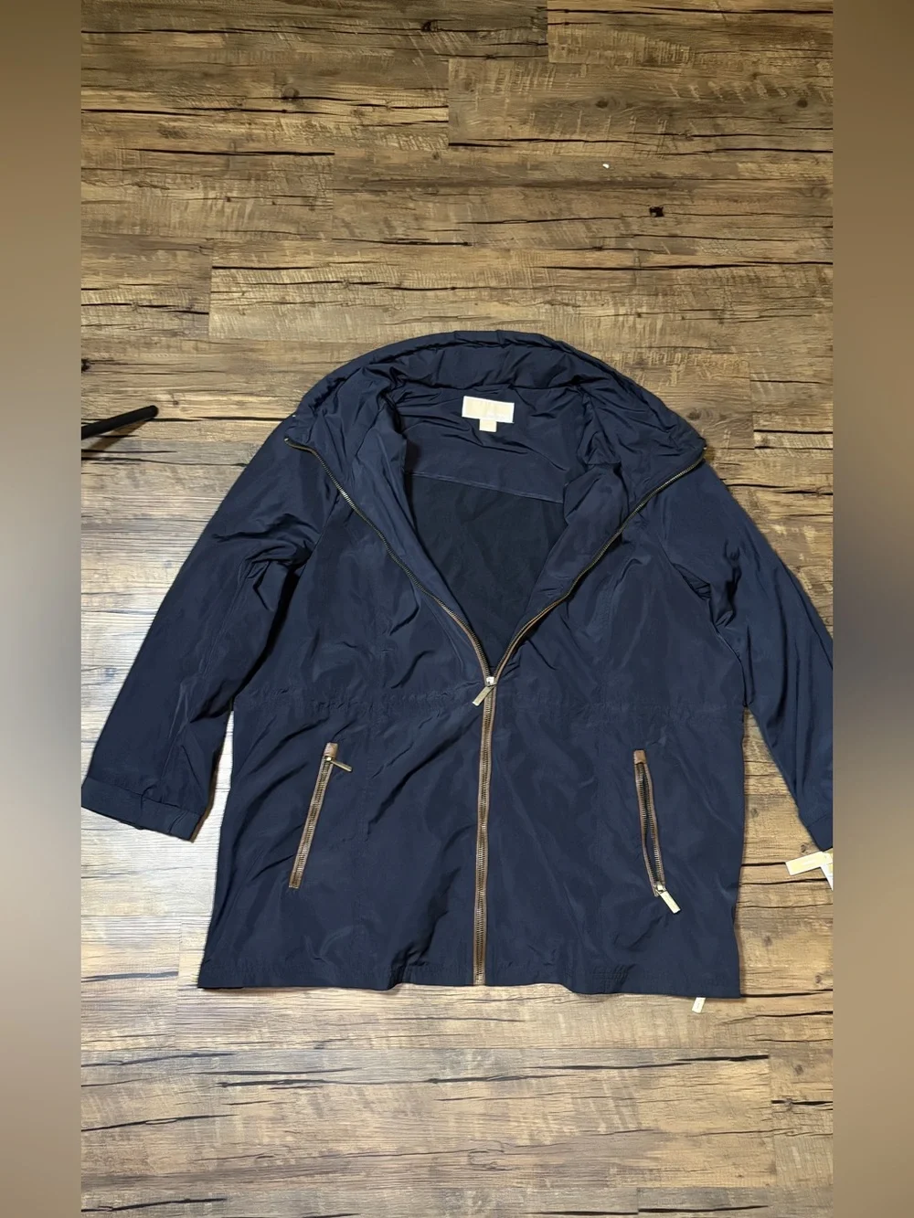 NWT Michael Kors Navy Rain Jacket Coat